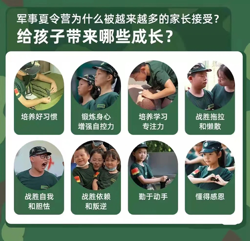 夏令营、军事训练营